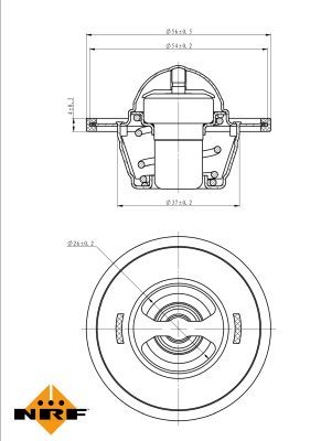 Thermostat, coolant 725156