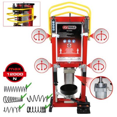 Įtempimo mechanizmas, spyruoklinis tempiklis