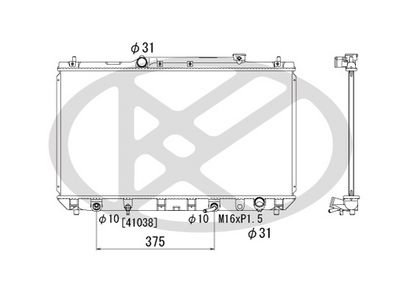 Radiator, racire motor Koyorad PL010629