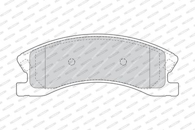 Remblokken set Voor , past: JEEP GRAND CHEROKEE II 2.7D-4.7 10.98-09.05