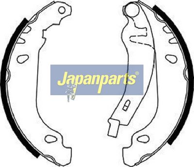 JAPANPARTS Комплект барабанных колодок