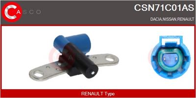 SENZOR IMPULSURI ARBORE COTIT CASCO CSN71C01AS