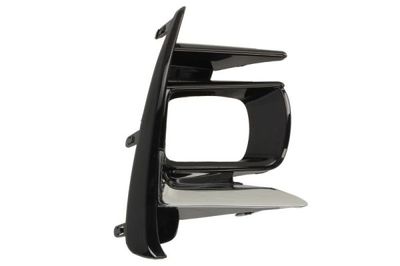 Voorbumper afdekking Voor Rechts (met mistlampgaten, plastic, chroom/zwart, SE) past: TOYOTA SIENNA 06.17-03.20