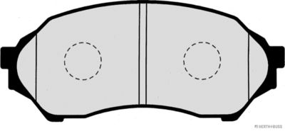 BREMSBELAGSATZ SCHEIBENBREMSE Herth+Buss Jakoparts J3603047 1