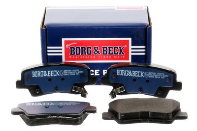 комплект спирачно феродо, дискови спирачки BORG & BECK BBP2901