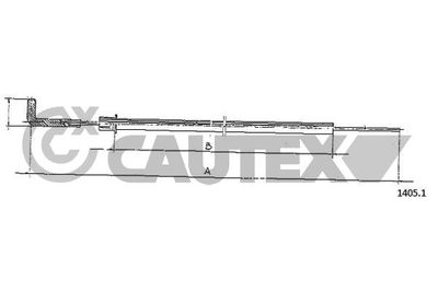 Тяга стартера CAUTEX 761213 для FIAT 500