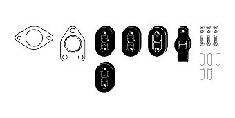 SET MONTARE SISTEM DE ESAPAMENT