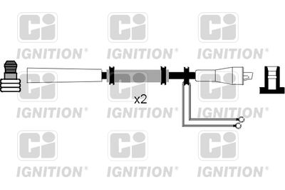 Комплект проводов зажигания QUINTON HAZELL XC854 для FIAT 126