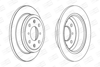 BREMSSCHEIBE CHAMPION 561383CH 1