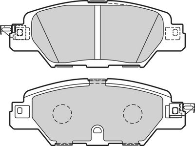 BREMSBELAGSATZ SCHEIBENBREMSE VALEO 302593 1