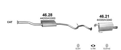 Układ wydechowy POLMO POLMO00132