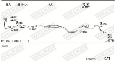 Изпускателна система WALKER FO30639