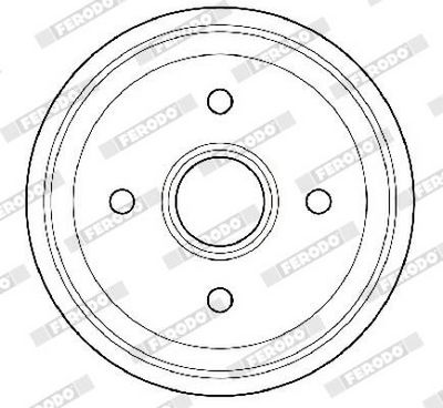 BREMSTROMMEL FERODO FDR329158 3