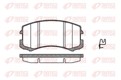 KAWE 0965 01 Тормозные колодки для MITSUBISHI LANCER VII универсал (CS_W, CT_W)