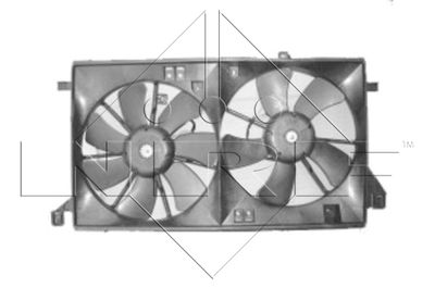 Вентилятор, охлаждение двигателя NRF 47290 для MAZDA 3