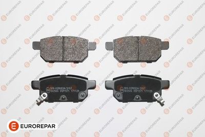 Комплект тормозных колодок, дисковый тормоз EUROREPAR 1639370080 для SUZUKI SWIFT