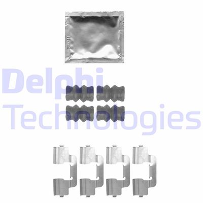 Комплектующие, колодки дискового тормоза DELPHI LX0536 для CITROËN DS4
