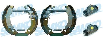 SAMKO KEG547 Ремкомплект барабанных колодок  для FIAT PANDA (169_) 1.2 (169AXF2A, 169AXF1A)