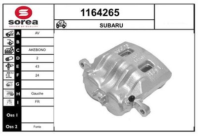 BREMSSATTEL SNRA 1164265