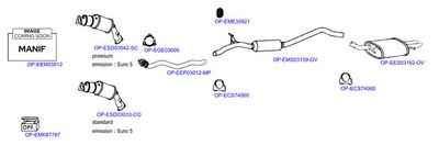 Изпускателна система OPTIMAL OP-EXSVG072