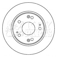 KEY PARTS KBD4520 Тормозные диски  для HONDA ACCORD (Хонда Аккорд)