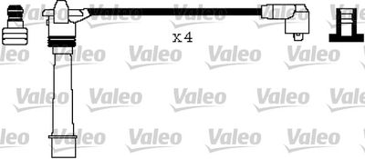 Комплект проводов зажигания VALEO 346186 для FIAT PUNTO