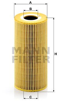 MANN-FILTER HU 951 x Масляний фільтр для DAEWOO (Деу)