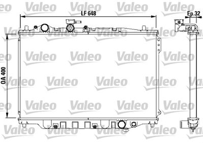 Kylare, motorkylning VALEO 732538