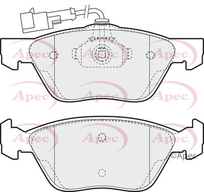 Brake Pad Set APEC PAD937