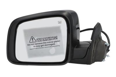 Zijspiegel Links (elektrisch, flat, met verwarming, elektrisch opklapbaar, zonder ece) past: JEEP GRAND CHEROKEE IV WK2 10.10-10.16