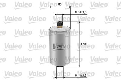 Топливный фильтр VALEO 587204 для VW CORRADO