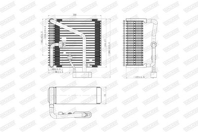 VERDAMPFER KLIMAANLAGE WALKER WEV00107 7