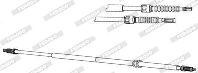 жило, ръчна спирачка FERODO FHB432634