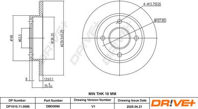 DISC FRANA DR!VE+ DP1010110086 2