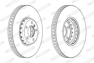 DISC FRANA FERODO DDF2043RVC1 1