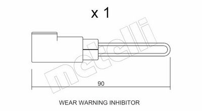WARNKONTAKT BREMSBELAGVERSCHLEIß