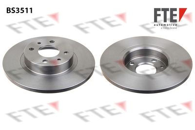 Тормозной диск FTE 9072601 для FIAT 500