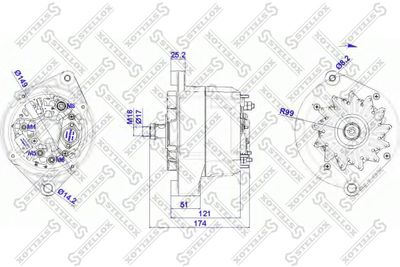 генератор STELLOX 88-02320-SX
