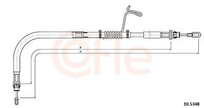 CABLU FRANA DE PARCARE