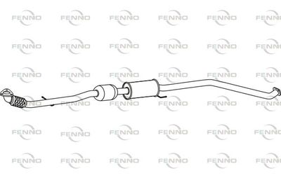 Катализатор FENNO P8127CAT для OPEL KARL