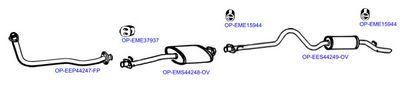 Изпускателна система OPTIMAL OP-EXSLR047