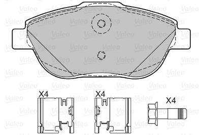 Brake Pad Set, disc brake 601334