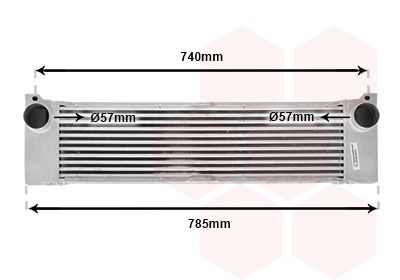 Интеркулер VAN WEZEL 30004473 для MERCEDES-BENZ VITO