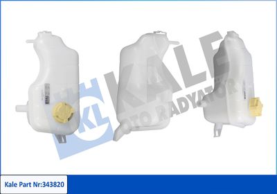 Компенсационный бак, охлаждающая жидкость KALE OTO RADYATÖR 343820 для FORD FIESTA