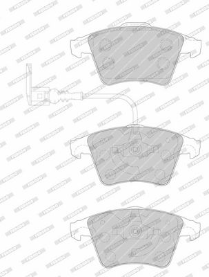 SET PLACUTE FRANA FRANA DISC FERODO FVR1642 2