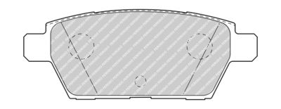 Brake Pad Set, disc brake FDB4997