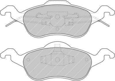 BREMSBELAGSATZ SCHEIBENBREMSE