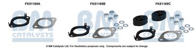 Монтажен комплект, изпускателна тръба BM Catalysts FK51169