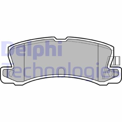Комплект тормозных колодок, дисковый тормоз DELPHI LP611 для TOYOTA SCEPTER
