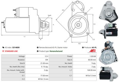 STARTER AS-PL S3148SR 4